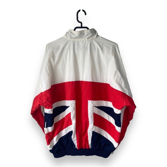 Vintage Great Britain Diving Team Blue Red White Speedo Track Jacket - Picture 2 of 16